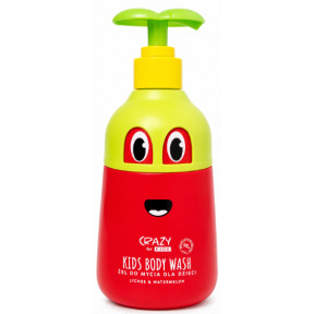Гель для купания с ароматом личи и арбуза Crazy for Kids Washing Gel Lychee & Watermelon HiSkin, 500 мл